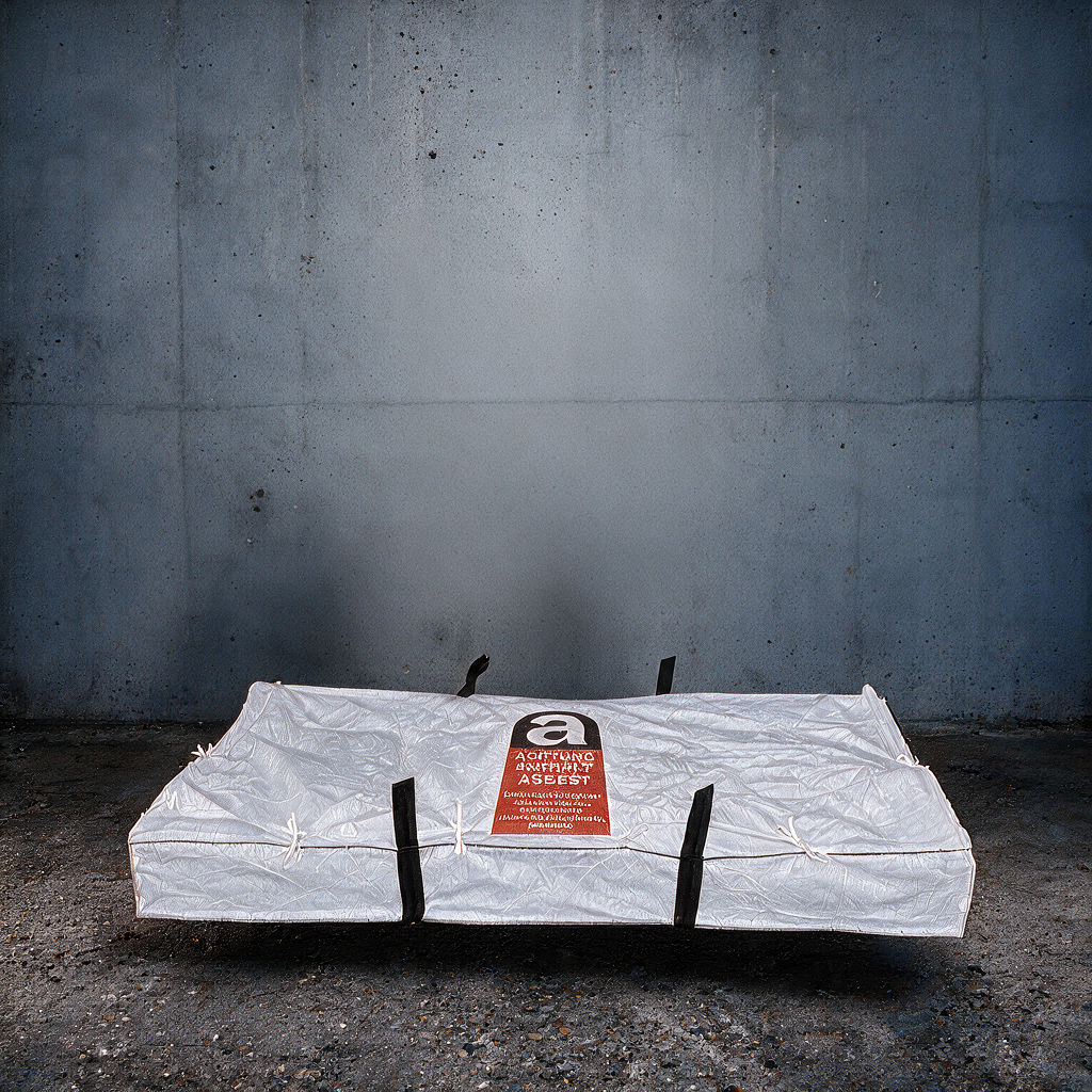Asbestplattensack W-912 - 260x125x30 cm - 1.500 kg