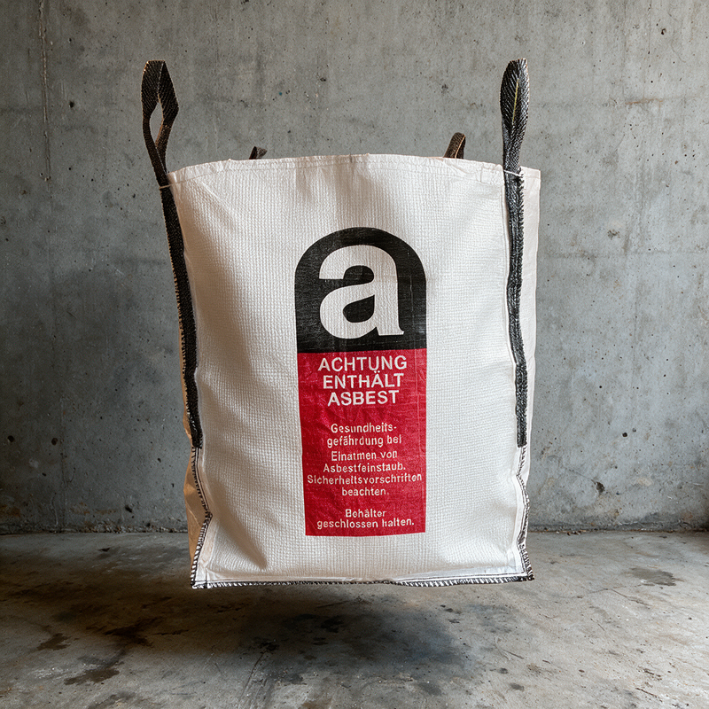 Asbest-Big-Bag 90x90x110 cm - 1.250 kg