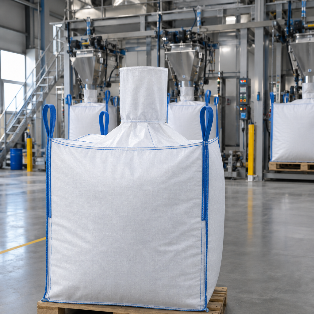 BIG BAG K-5510 | AVS BEST POWDER® | 91x91x110 cm | 1.250 KG | Einlaufstutzen