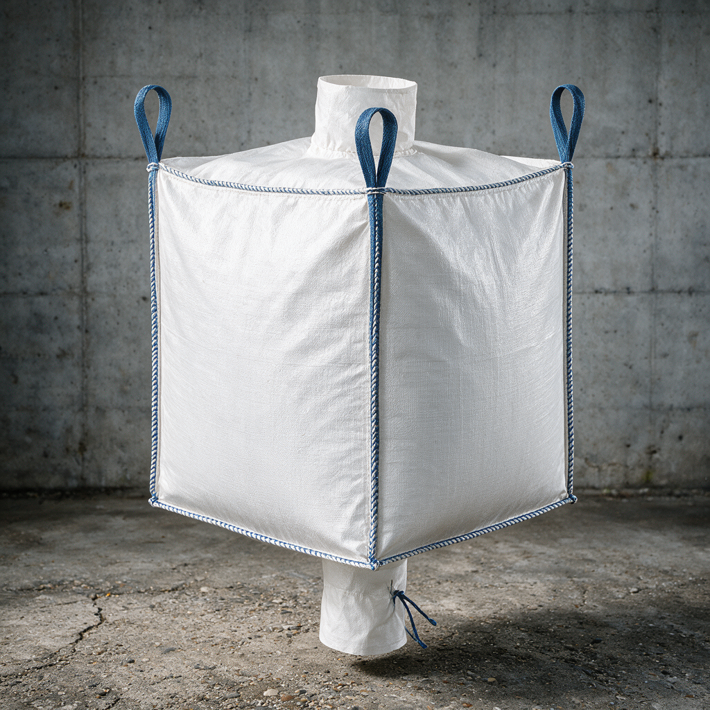 BIG BAG W-465 | AVS BEST POWDER® | 91x91x155 cm | 1.250 KG | Einlauf+Auslauf
