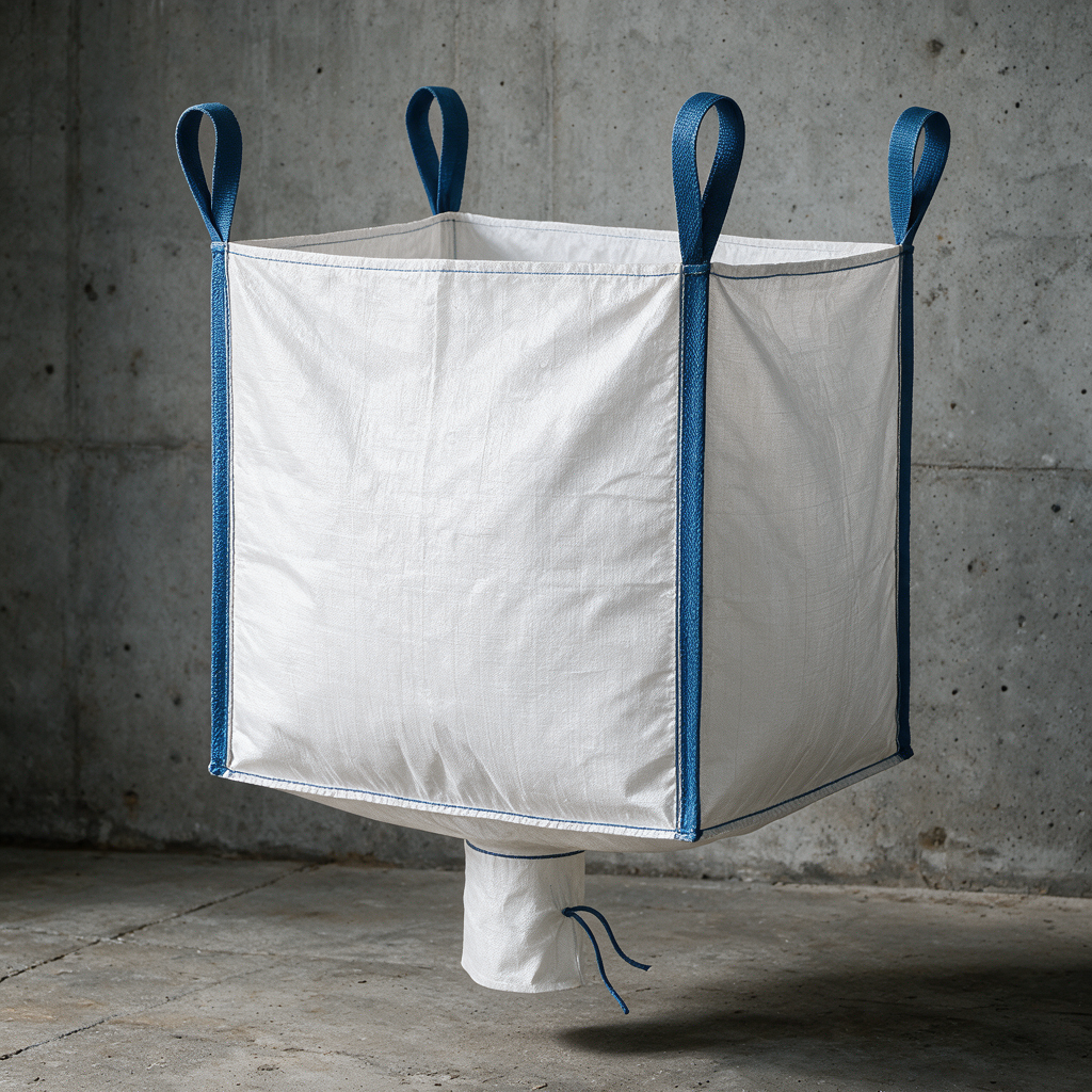 BIG BAG W-121 | AVS BEST STONE® | 90x90x90 cm | 1.500 KG | Auslaufstutzen