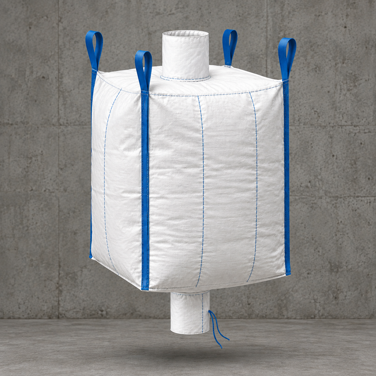 BIG BAG B-26018 | AVS BEST POWDER® | 110x110x205 cm | 1.500 KG | Formstabil | Einlauf+Auslauf