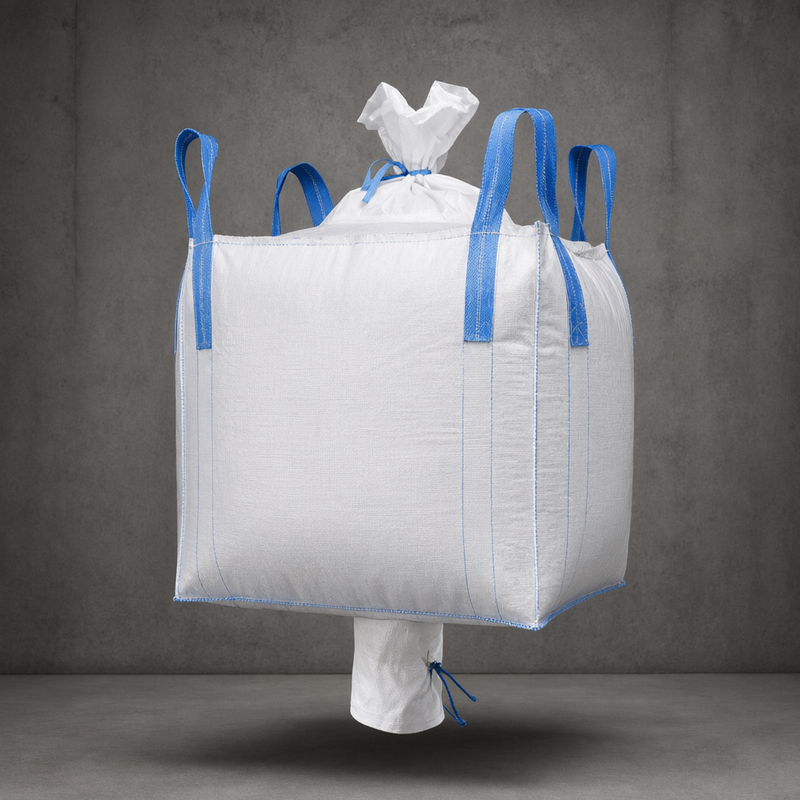 BIG BAG K-4530 | AVS BEST POWDER® | 90x90x120 cm | 1.250 KG | Einlauf+Auslauf