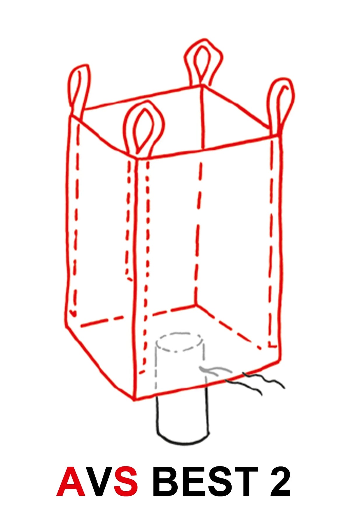 Zeichnung Big Bag Bauart AVS BEST 2